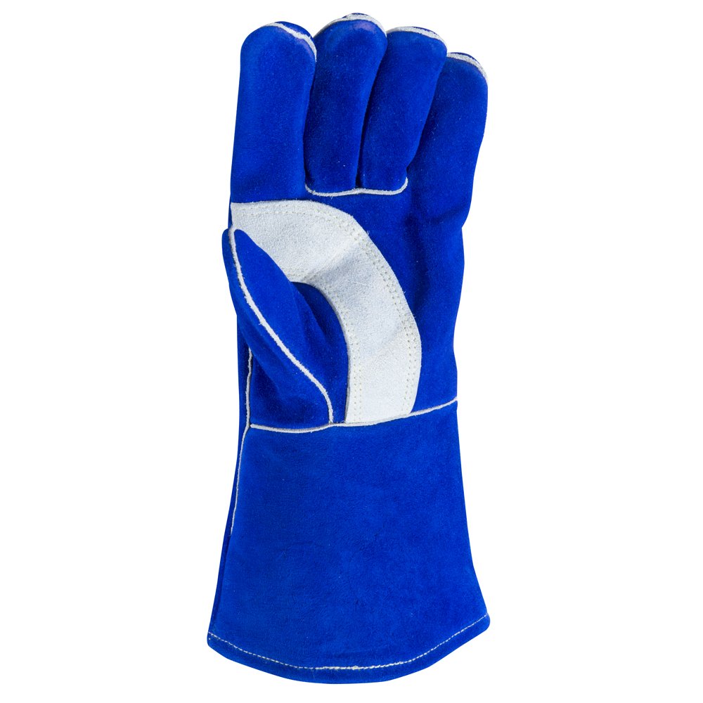 Wells Lamont mens 1054ln Welding Gloves, Blue, Large Pack of 2 US